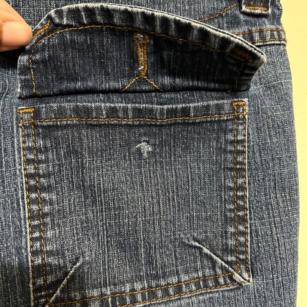 Kikst Jeans Women's Denim Shorts Size 8 Blue Cargo Pockets Y2K Bermuda Casual - Picture 4 of 11